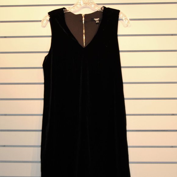 Velvet black dress, New - Picture 1 of 4